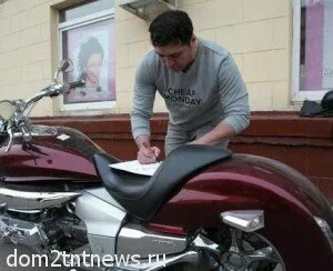 Мотоцикл Рустама Солнцева