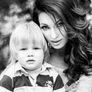 Фотосессия Евгении Гусевой с сыном 2